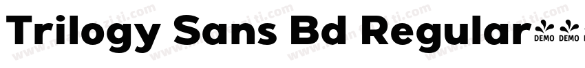 Trilogy Sans Bd Regular字体转换